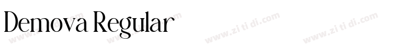 Demova Regular字体转换 Demova Regular字体转换